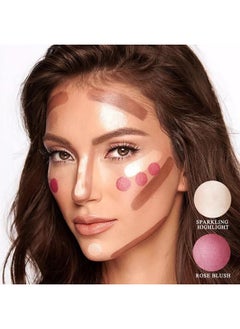youngfocus Youngfocus Cosmetics Cream Contour Best 8 Colors Contouring Foundation - Highlighting Makeup Kit/Concealer Palette - Vegan, Cruelty Free and Hypoallergenic - Instruction Manual（Face Blushes）  - Image 5