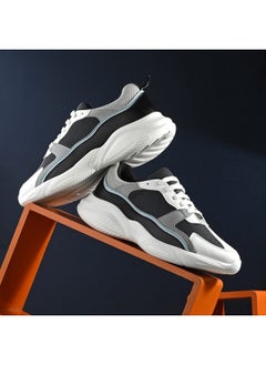 CRUISER Cruiser Dynamo Chunky Sneakers for Men | Stylish Mesh Design | Lightweight & Comfortable |Casual Outfits for Boys | Durable Footwear 10 UK (2516-4) Grey  - Image 4