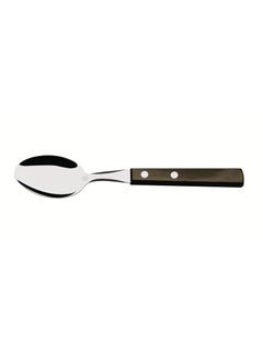 Since 1911,Made in Brazil- Stainless Steel Tea Spoon with Treated Brown Polywood Handle