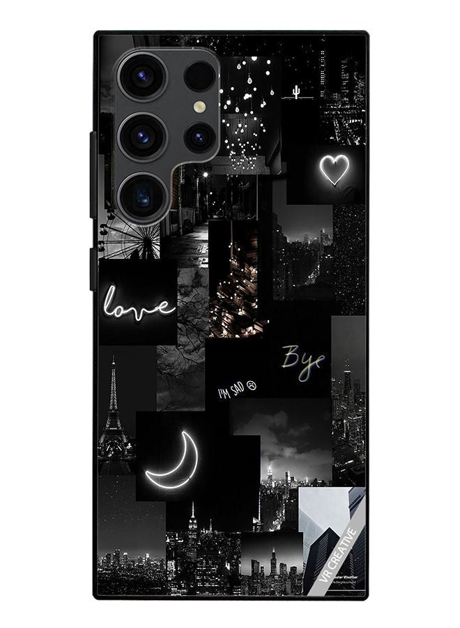 Protective Case Cover For Samsung Galaxy S23 Ultra 5G Retro Multicolour Design