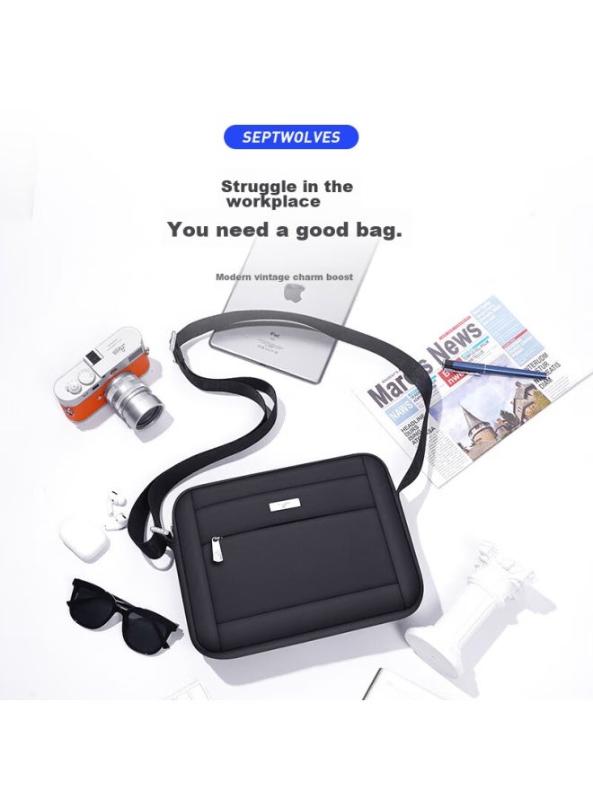 Septwolves Shoulder Bag Crossbody Bag For Men, Large Capacity Commuter Messenger Bag, Business Travel Bag, Pad Birthday Gift For Boyfriend - Image 5