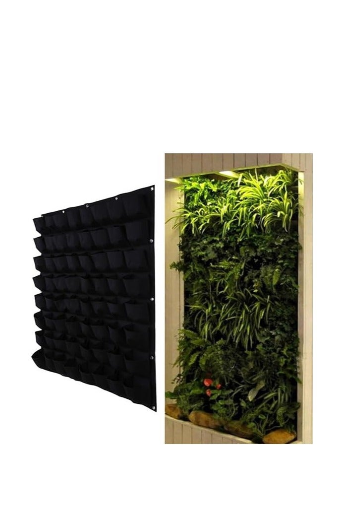 Mod Girl Vertical Hanging Outdoor Wall Planter with 36 Felt Fabric Pockets, Add A Living Garden to A Patio, Balcony, Fence, Or Indoor, for Herbs, Fruits, Vegetables, Flowers - Image 2