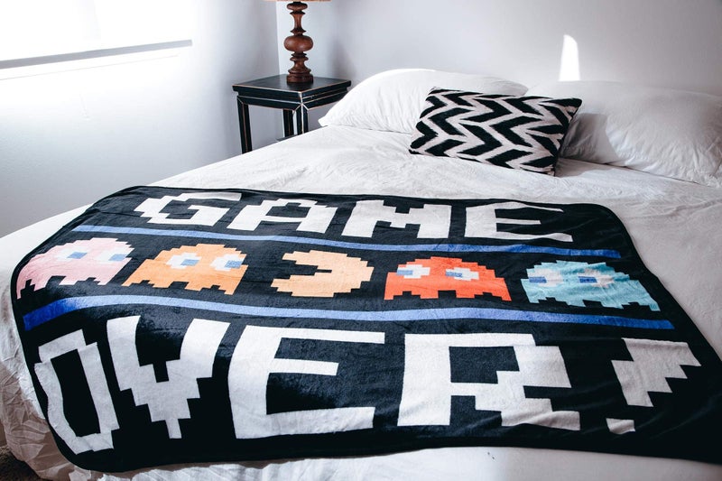 JUST FUNKY Pac-Man Game Over Throw Blanket | 45 x 60 Inch Soft Fleece Blanket - Image 5