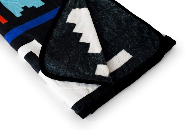 JUST FUNKY Pac-Man Game Over Throw Blanket | 45 x 60 Inch Soft Fleece Blanket - Image 2