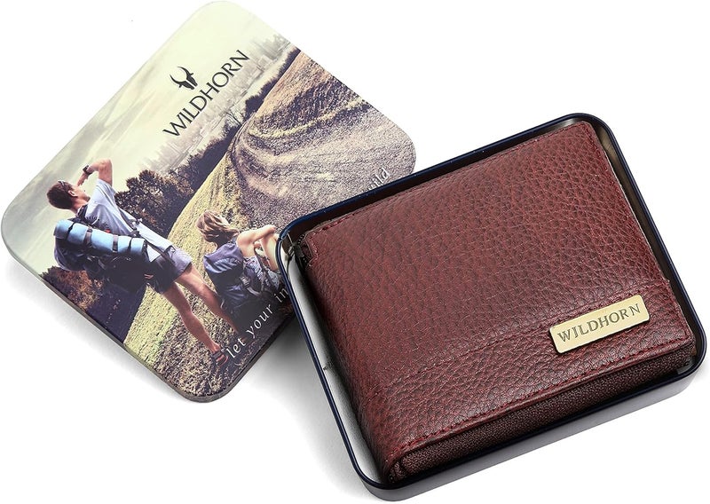 WildHorn® RFID Protected Genuine Leather Wallet for Men's - Image 2