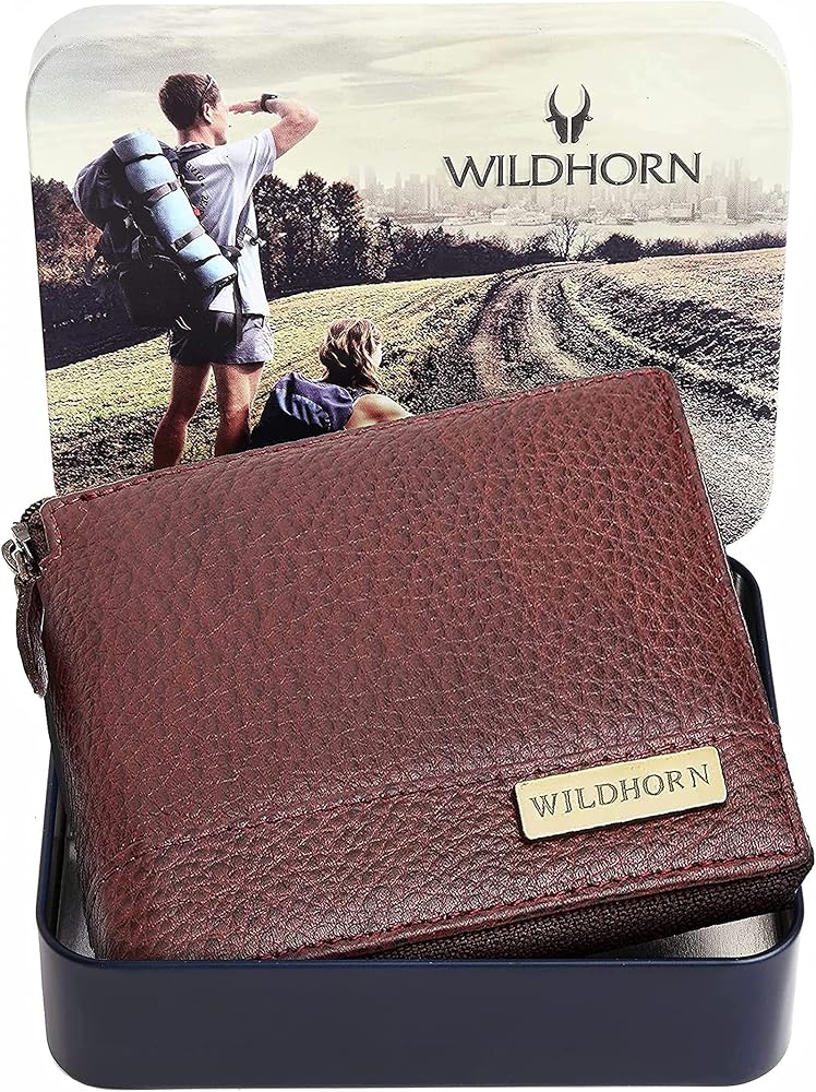 WildHorn® RFID Protected Genuine Leather Wallet for Men's - Image 1