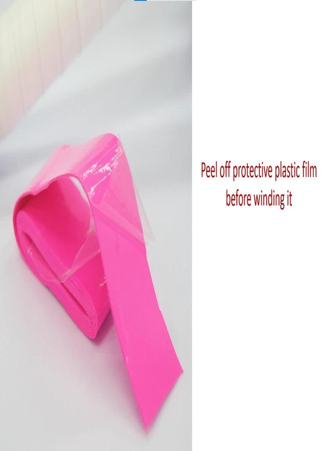 Acers Packof 5 Tennis Badminton Grip Multicolor Breathable Perforated Antislip Racket Grip Pickleball Squash Padel Overgrip Soft Tacky Durable (5 of Yellow Blue Pink Orange Rose Pink) - Image 4