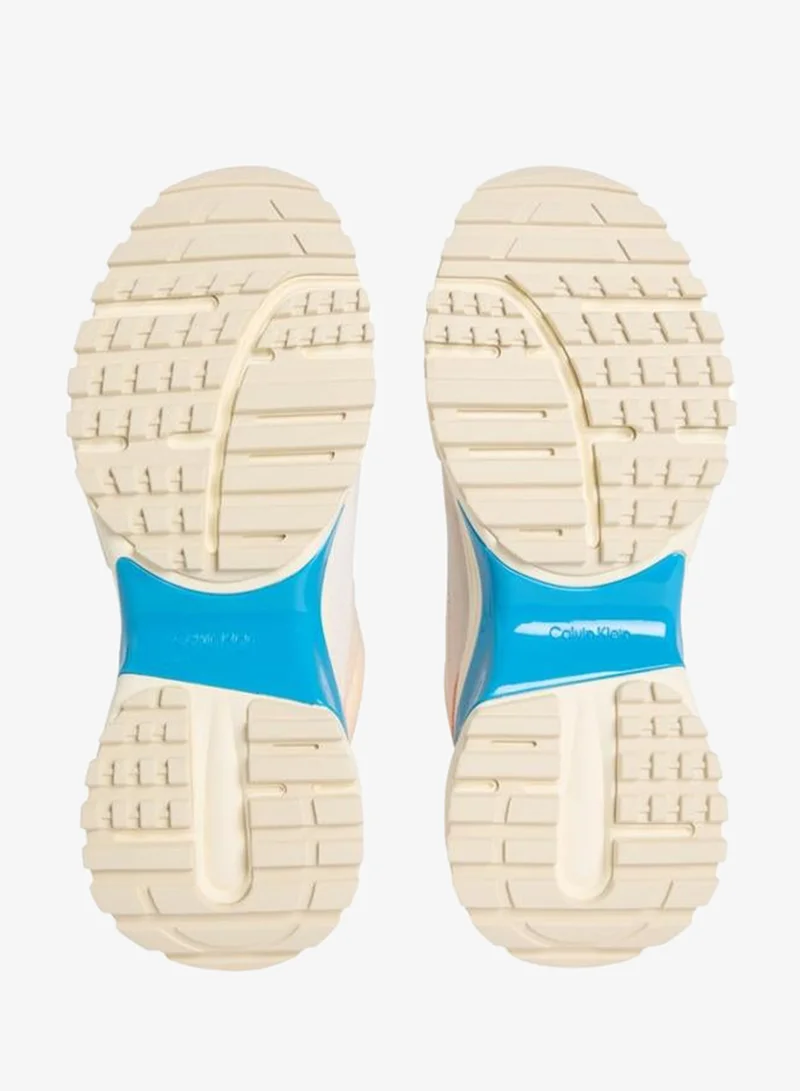 Calvin Klein Jeans Power Puff/Cappucino/Bright White Casual Low Top Sneakers for Women | Best Price UAE
