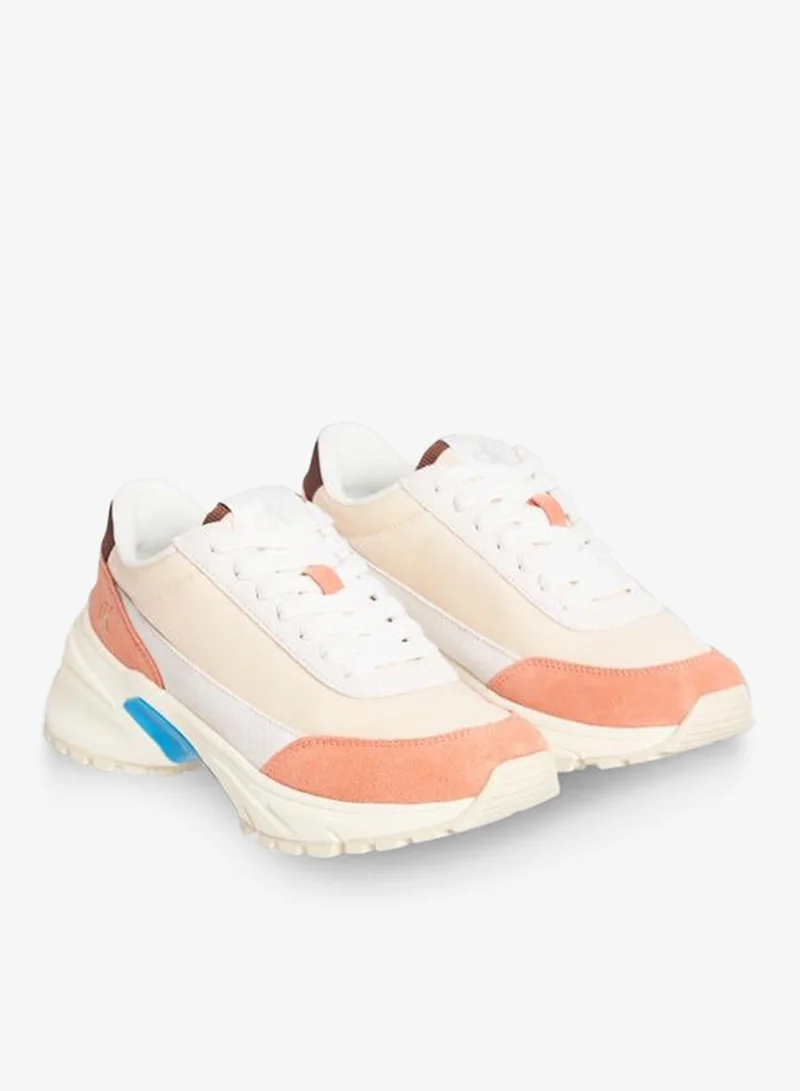 Calvin Klein Jeans Power Puff/Cappucino/Bright White Casual Low Top Sneakers for Women | Best Price UAE