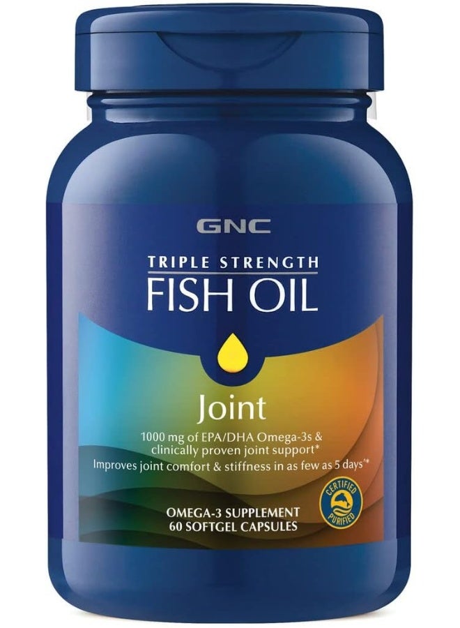 GNC Triple Strength Fish Oil + Joint - Image 1