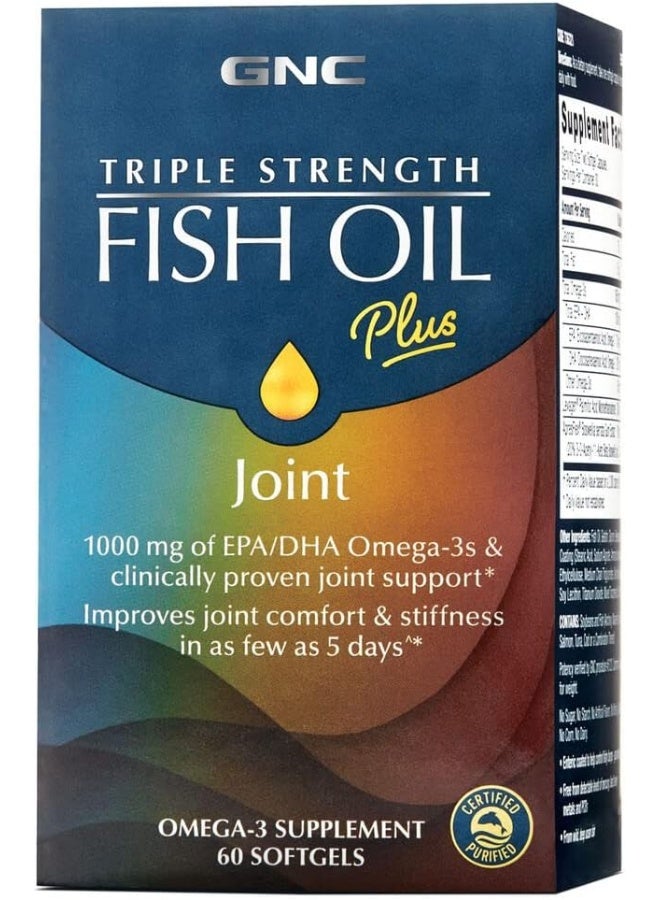 GNC Triple Strength Fish Oil + Joint - Image 2