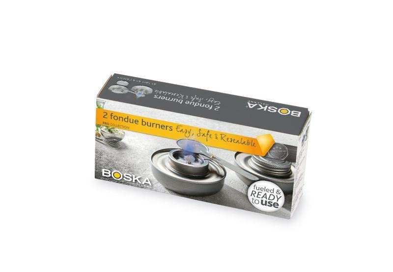 Boska ‎Stainless Steel Fondue Burners - Fondue Accessories - With Lighter Fluid - Wedding Registry Items Small Kitchen Appliances - Microwave Safe and Dishwasher Safe - Image 5