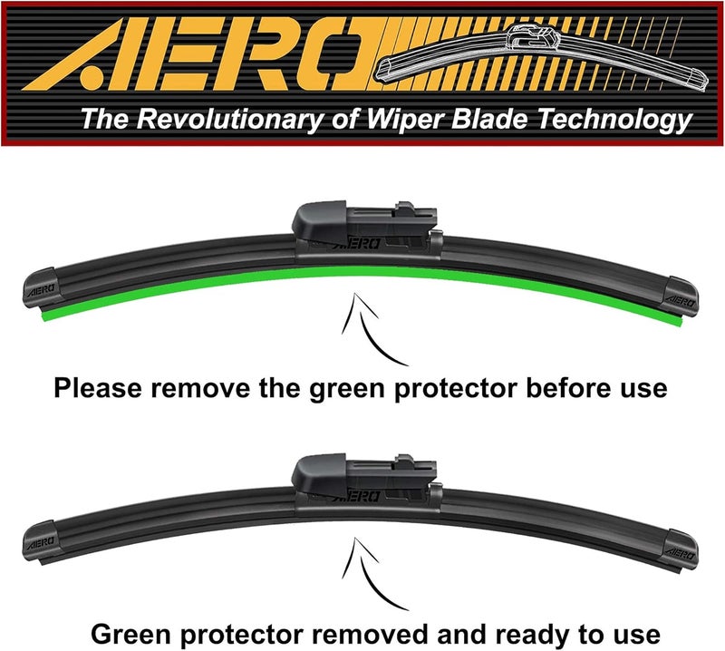 AERO Avenger 26"+16" Premium All-Season Windshield Wiper Blades with Extra Rubber Refills Replacement for Subaru XV Crosstrek 2024-2018 & Impreza 2024-2017 & WRX 2023-2022 (Set of 2) - Image 5
