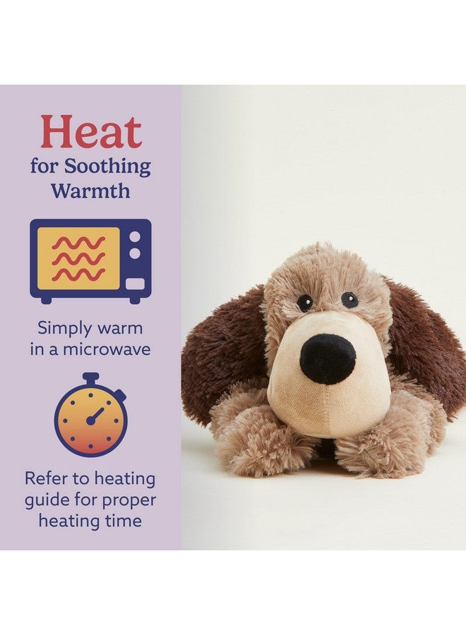 warmies Microwavable & Weighted Stuffed Animals, Brown Dog - Heated Stuffed Animal Plushie for Warmth & Comfort - Cute Soft Plush Toys for Adults & Children (Boys, Girls, Babies & Toddlers) - Image 4