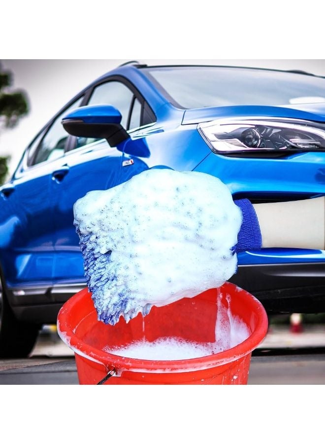 Generic Car Wash Mitt Microfiber Chenille Auto Vehicle Cleaning Gloves, Scratch-Free, Lint-Free, Ultra-Soft, Wet or Dry Use  - Image 3