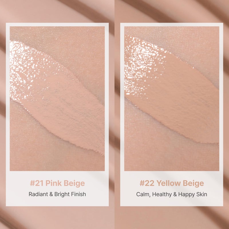 TROIAREUKE Seoul "Bridal" Cushion Foundation(#22, Yellow Beige), Korean Cushion Foundation, K-Beauty, Hydrating, Long-lasting, Lightweight, Natural Finish, Anti-Aging, Moisture, Whitening, SPF 50+ - Image 4