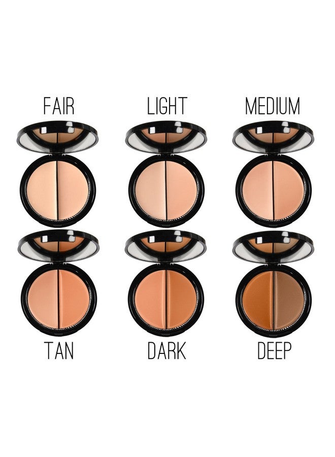 EVE PEARL Dual Salmon Concealer Full Coverage Under Eye Concealer Smooth Skin Treatment Brighten Makeup Hydrate Skincare (Deep) - Image 3