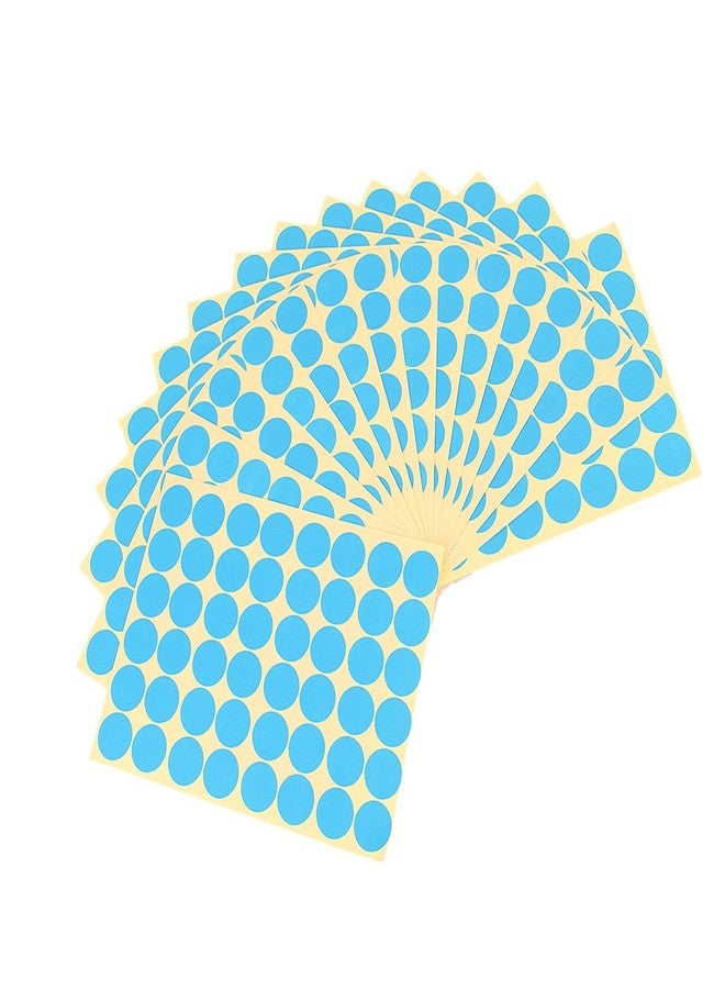 Generic 720Pcs 25mm Dots Sticker Round Circle Blank Labels Self Adhesive- Blue - Image 1