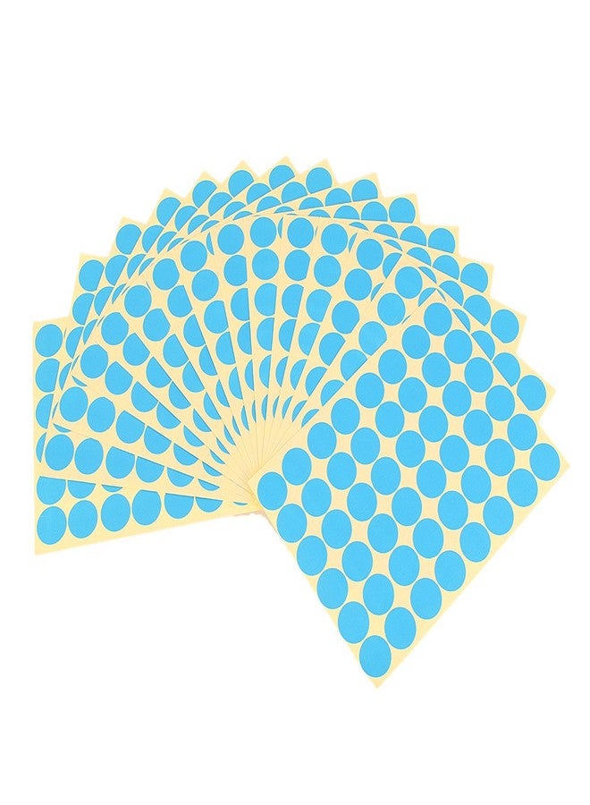 Generic 720Pcs 25mm Dots Sticker Round Circle Blank Labels Self Adhesive- Blue - Image 4