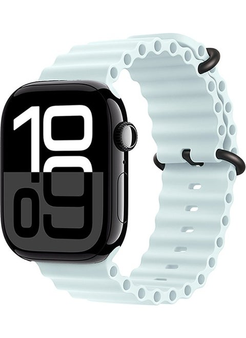 Watch 10 42MM Compatible Zore Krd-75 Silicone Strap-Ice Blue