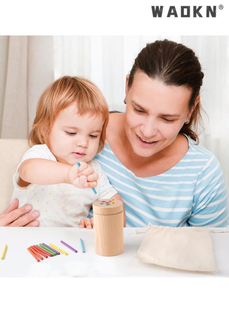 دبليو أيه أو كي أن مناسبة لأنّ 1 2 3 سنة طفل خشبيّة يتعلّم لون يصنّف لعبة , حركة دقيقة يطوّر طفلة حاسة مطابقة لعبة , فتى بنت هبة - Image 4