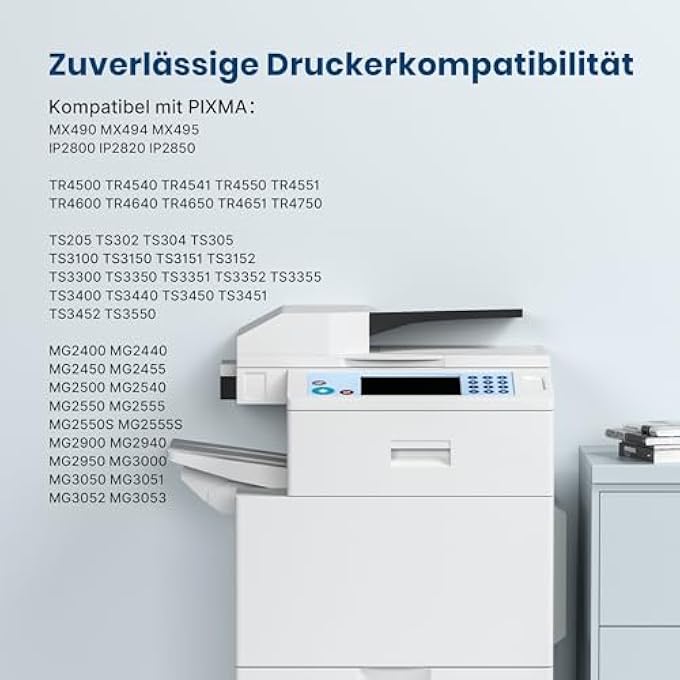 545XL 546XL MULTIPACK COMPATIBLE WITH CANON PRINTER CARTRIDGES 545 546 PG-545 CL-546 FOR TR4600 TR4551 MX495 TR4550 MX490 MG2550S TS3151 TS3150 TS3350 TS3450 TS355GOOD GOOD GOOD (545 XL BLACK - Image 3