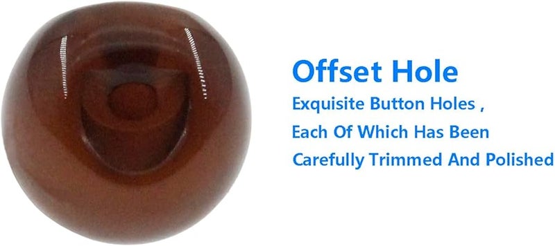 Coffee Resin Pearl Buttons 10PCS 10mm Round Sewing Buttons For Wedding Dress Skirt Sweater - Image 4