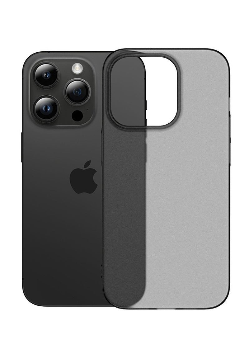iPhone 15 mobile phone protective case. Matte black