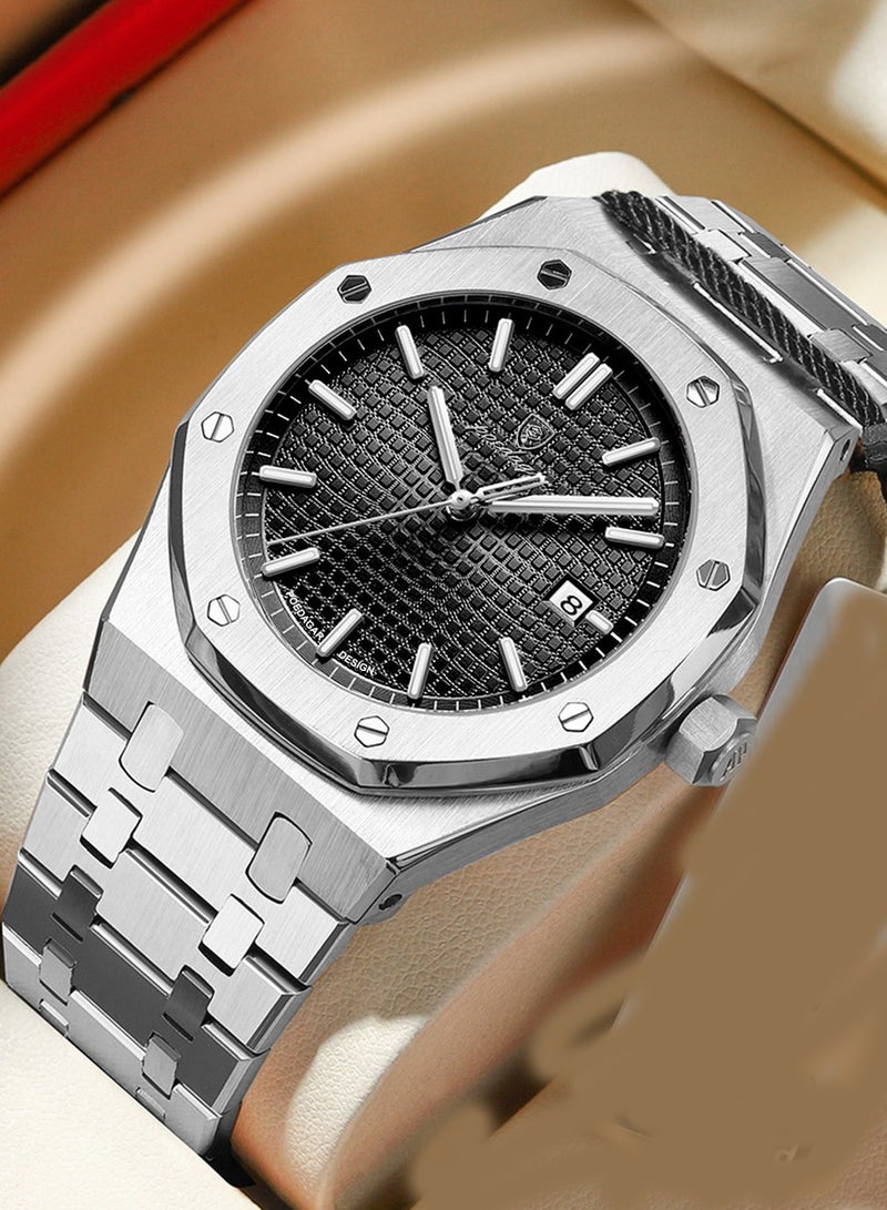 POEDAGAR Waterproof Luminous Men's Watch Quartz，Men's Wrist Watches - Image 1