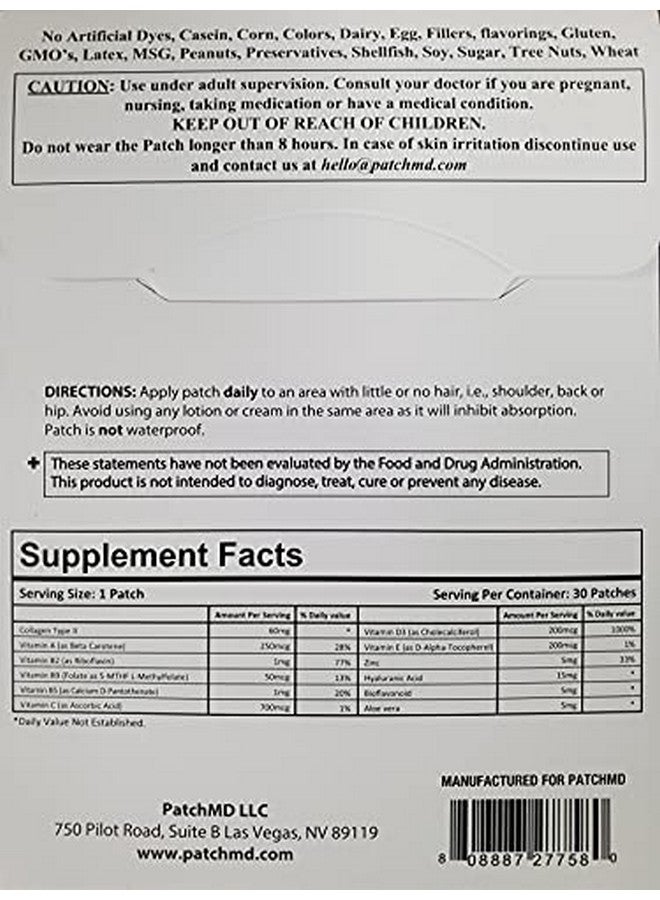 PatchMD Collagen Plus Topical Patch 30 Days Supply  - Image 4