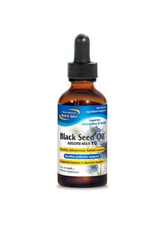 North American Herb & Spice Black Seed Oil Absorb-Max TQ - 2 fl. oz. - Sublingual Mycellized Drops - Immune Support & Digestive Health - Oil of Oregano - Non-GMO - 52 Total Servings  - Image 1