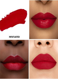 Too FacedCosmetics Too Faced Lip Injection Power Plumping Cream Liquid Lipstick Infatuated - Vivid Warm Red 3ml  - Image 2