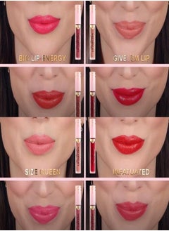 Too FacedCosmetics Too Faced Lip Injection Power Plumping Cream Liquid Lipstick Infatuated - Vivid Warm Red 3ml  - Image 4