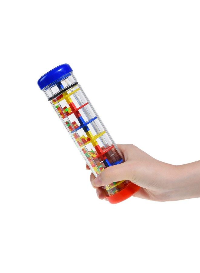 Mihey طقم 2 عصا مطر راين ميكر 8 بوصة أداة موسيقية للأطفال والرضع وتطوير الحواس - Image 3