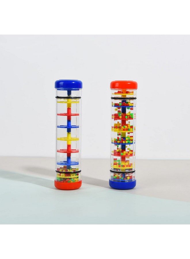 Mihey طقم 2 عصا مطر راين ميكر 8 بوصة أداة موسيقية للأطفال والرضع وتطوير الحواس - Image 5