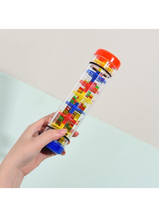 Mihey طقم 2 عصا مطر راين ميكر 8 بوصة أداة موسيقية للأطفال والرضع وتطوير الحواس - Image 4