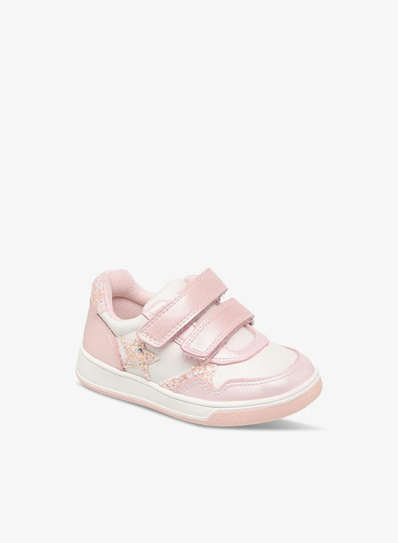 بيرفيت سنيكرز بناتي بألوان متداخلة وإغلاق بشريط لاصق