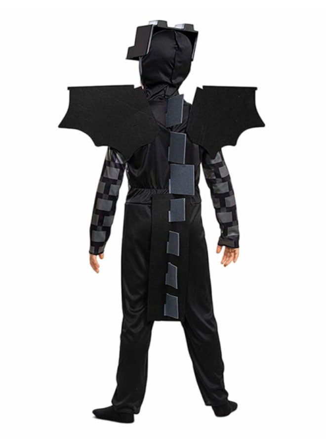 general Minecraft Ender Dragon Cosplay Game Character Party Show Costumes Mask + Jumpsuit + Wings Three-Piece Set A gift for Minecraft fans - Image 2