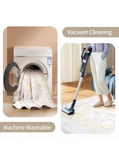 HQ-GAMING Children's Rug, Soft Fluffy Non-Slip Children's Bedroom Rugs, Machine Washable Play Mats, Boys and Girls Alphabet Rugs, Playroom Classroom Decoration 80*120CM  - Image 4