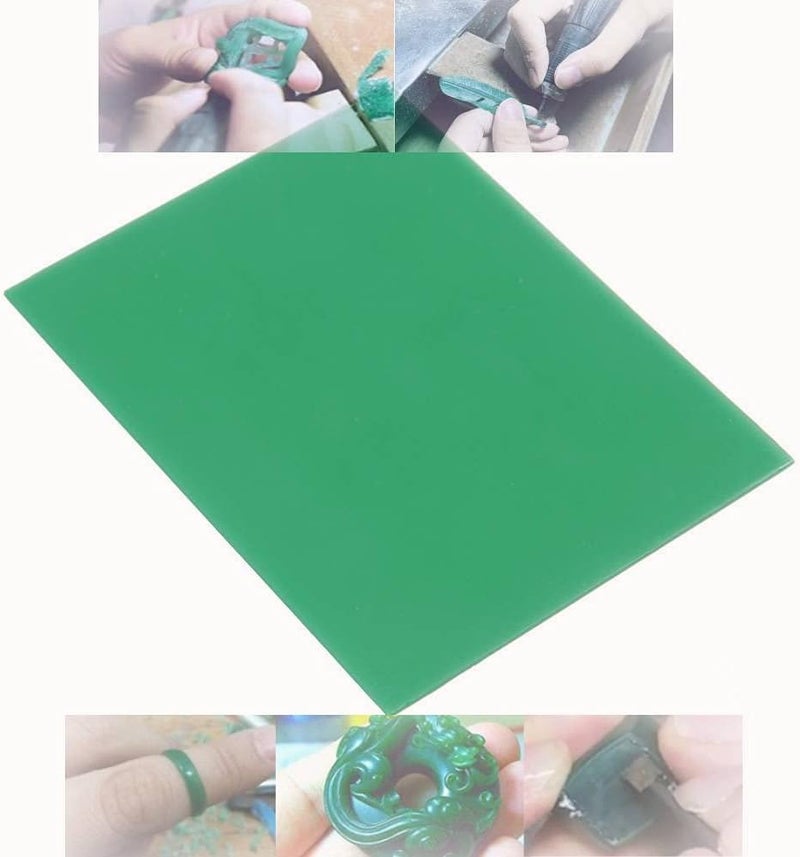 klarako Green Carving Wax Jewelry Engraving Waxing Tool Jewel Making Model, Carving Wax Casting for DIY Craft Ring Making, Polishing Engraving Accessories - Image 2