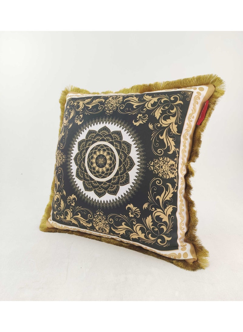 Ramsha Multi Color Polyester Cushion with Filler Cushion for Floor,throw cushion,sofa cushion Bed, Couch - CS 056 (45x45cm) - Image 5