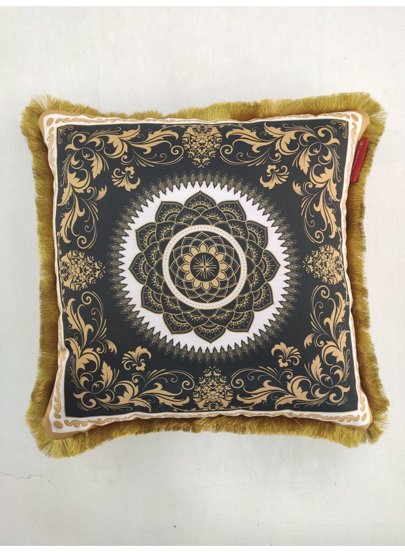 Ramsha Multi Color Polyester Cushion with Filler Cushion for Floor,throw cushion,sofa cushion Bed, Couch - CS 056 (45x45cm) - Image 1
