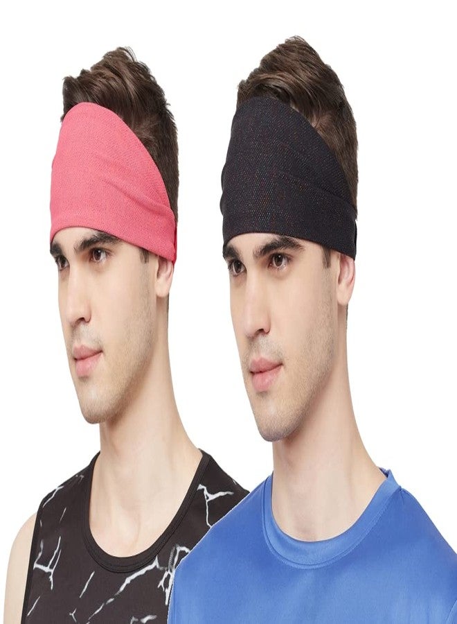 Fabme Headband- Pack of 2 - for Men and Women - Yoga, Sport and Running - Image 2