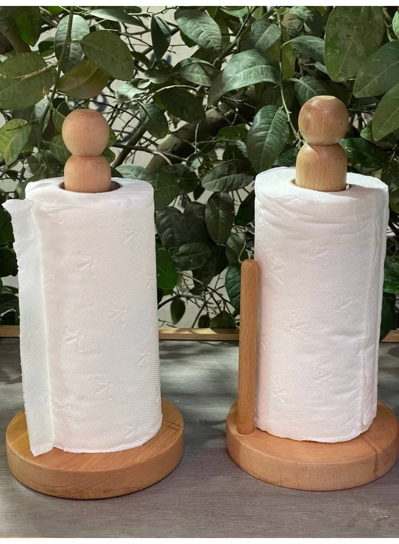 حامل مناديل خشب بالقاطع - Image 3