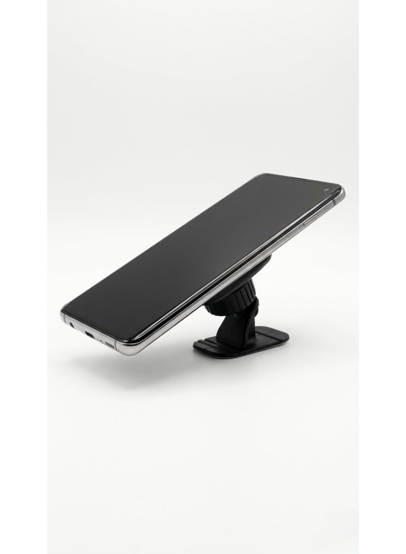 FCOM F-COM F074 Magnetic Car Dashboard Phone Mount - 360° Rotation, Ultra-Strong Magnet, Universal Compatibility for Smartphones up to 6-inches - Black - Image 3