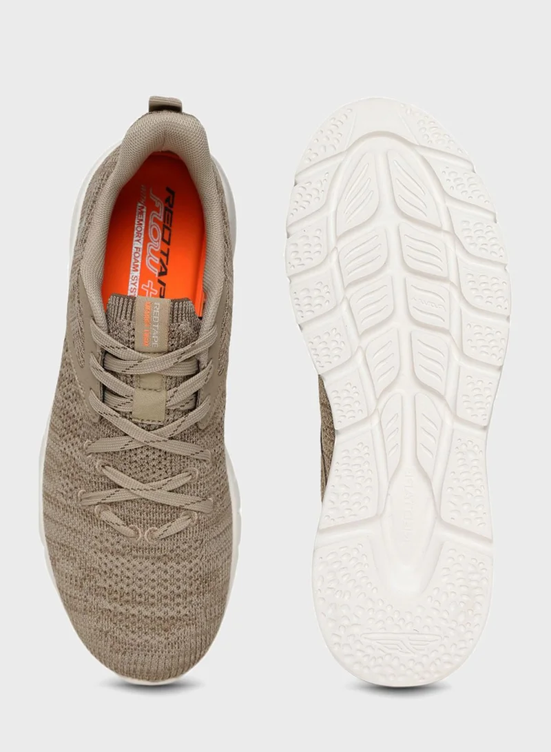 Red Tape Logo Printed Low Top Sneakers