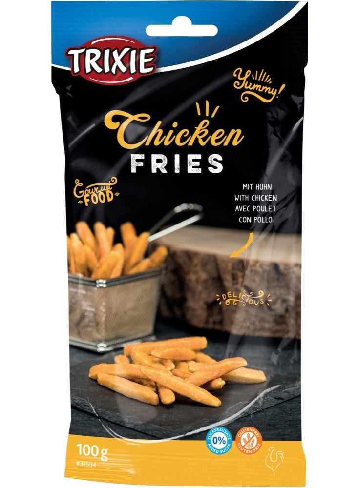 Trixie Chicken Fries Dog Treats 100G - Image 1