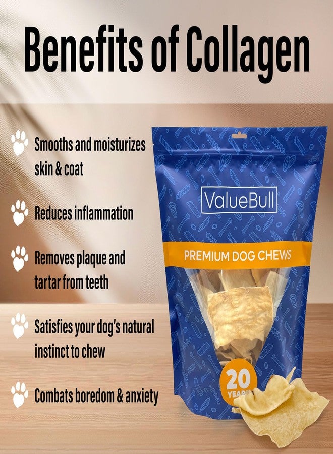 ValueBull USA Beef Collagen Chips Dog Chews, 2 Pound - Image 2