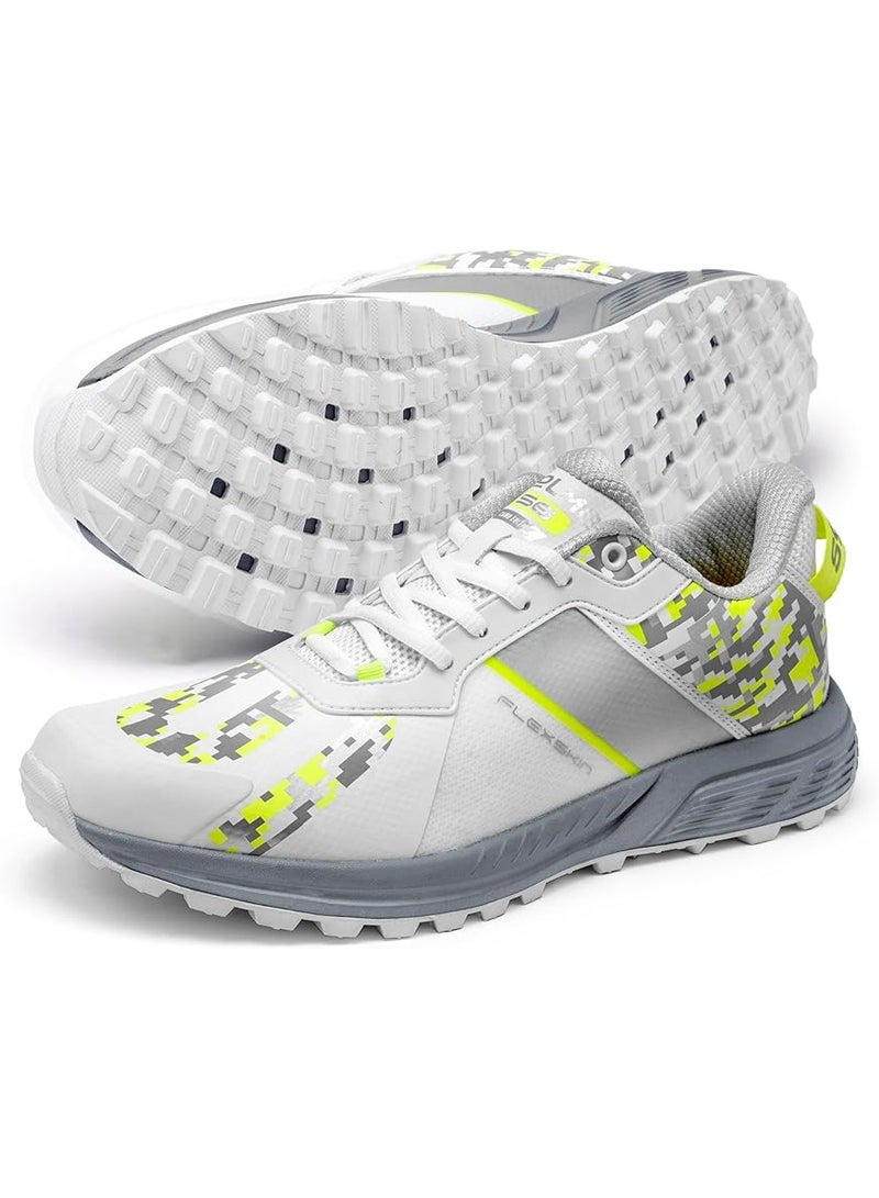 SOLM8 S6 Camo Cricket Shoes Men - 2025 Edition Ultralight Camouflage Upper Rubber Spikes Well-Cushioned Insole - Ideal Cricket Shoes for All Round Perform - Image 1