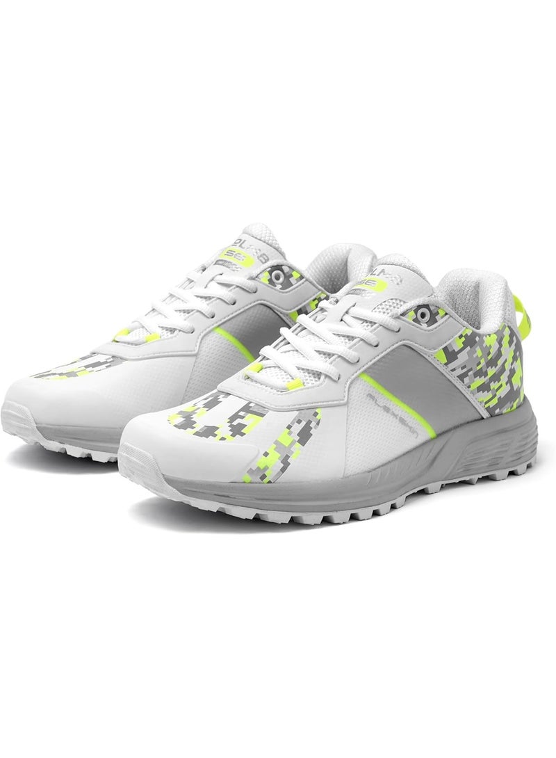 SOLM8 S6 Camo Cricket Shoes Men - 2025 Edition Ultralight Camouflage Upper Rubber Spikes Well-Cushioned Insole - Ideal Cricket Shoes for All Round Perform - Image 4